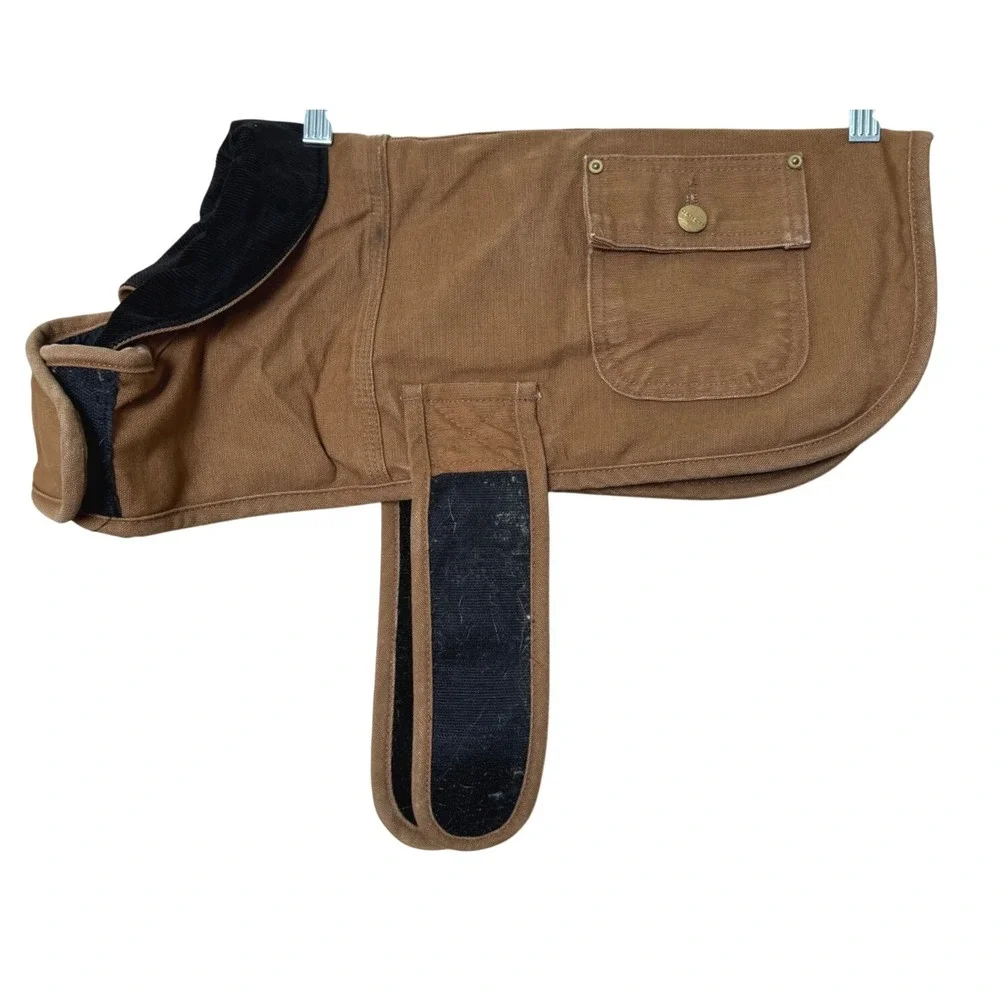 Carhartt Dog Chore Coat Brown Cotton Insulated Pet Jacket